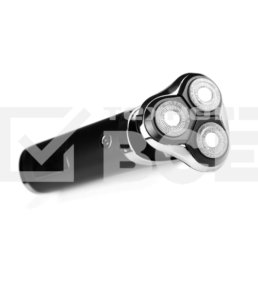 Бритва Centek CT-2175 (черн) ротор 4D, ВЛАЖНОЕ БРИТЬЁ, 3 плав.головки, USB, зарядка 1 час, подставка