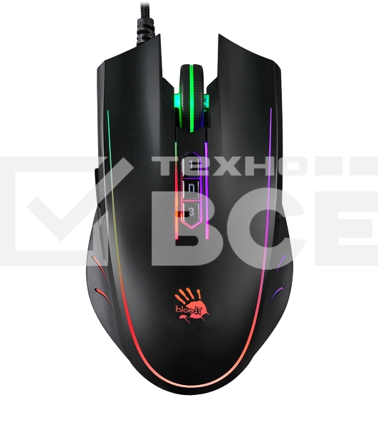 Мышь A4Tech Bloody P81s черный оптическая (8000dpi) USB (8but)