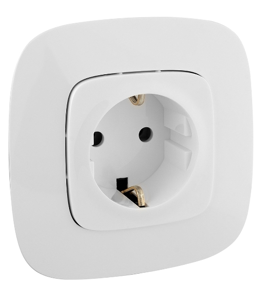 Рамка Valena ALLURE.  'Белая'. 1-постовая универсальная Valena ALLURE. Рамка 'Белая'. 1-постовая универсальная