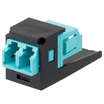 Адаптер Panduit CMDSAQLCZBL проходн. Mini-ComLC дупл. 50/125 OM3 черный, фото 1