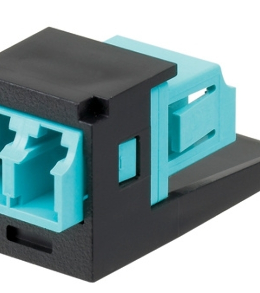 Адаптер Panduit CMDSAQLCZBL проходн. Mini-ComLC дупл. 50/125 OM3 черный