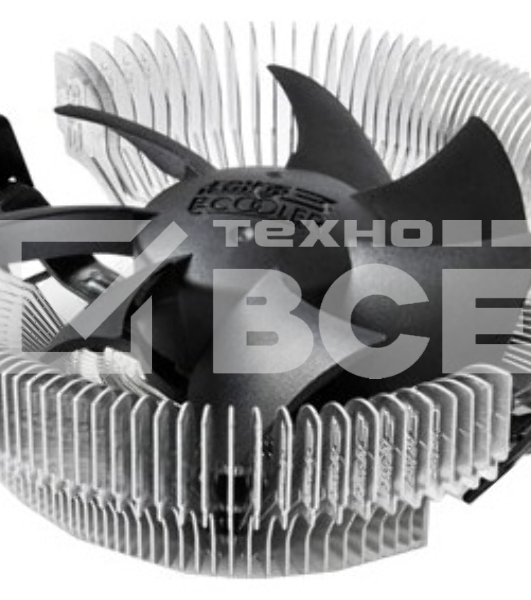 Кулер PCCooler E80 серебристый 75мм алюминий 2200rpm 22db 3-pin 65W