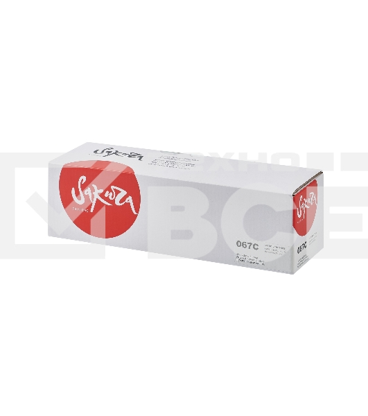 Картридж Sakura 067C (5101C002) для Canon, голубой, 1300 к.