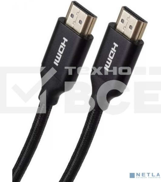 Кабель iOpen HDMI 19M/M ver 2.0, 3М, (light) ACG520BM-3.0