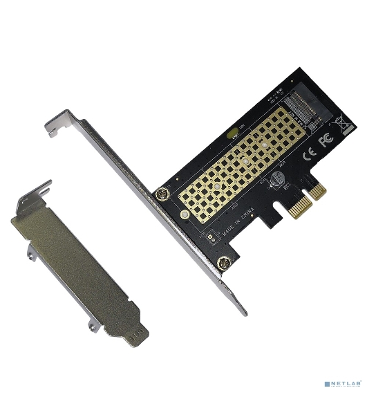 Переходник ORIENT C302E PCI-Ex1->M.2 M-key NVMe SSD, тип 2230/2242/2260/2280, 2 планки крепления в комплекте (31152)