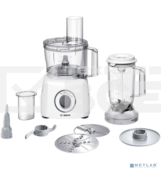 Кухонный комбайн Bosch MCM3200W, 800 Вт, 2 скорости, чаша 2300 мл.