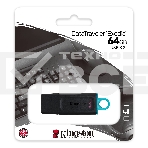 Флеш диск Kingston 64GB USB3.2 Gen 1 DataTraveler Exodia (Black + Teal), фото12