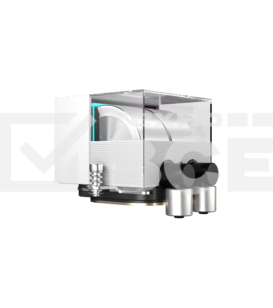 Система охлаждения/ PCCooler DS360 WH (310W, 360mm, LED temp., White, ARGB Pump/ Fans: 3x120mm, 86.73CFM, 28dBA, 2200RPM/ Pump height 67mm, 28dBA, 3200RPM, Rad thickness 27mm/ S: 1851, 1700, 1200, 20XX, 115X, AM5, AM4)