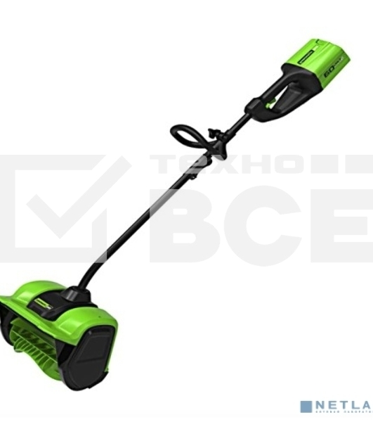 Снегоуборщик аккумуляторный Greenworks GD60SS, 60V, 30 см, бесщеточный, без АКБ и ЗУ 2602607
