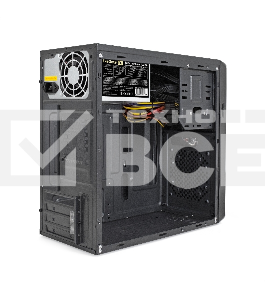 Компьютерный корпус Minitower ExeGate EX286427RUS BA-309-500W-8 (mATX, БП AA500 с вент. 8см, 2*USB, HD аудио, черный)