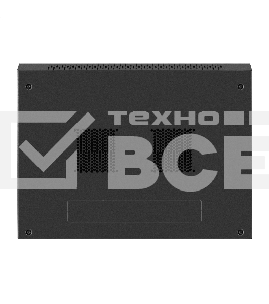 Шкаф телекоммуникационный 19' настенный 6U ExeGate EC-WM-6U.450.M.BLACK (19', 6U, 600x450x370мм (ШхГхВ), передняя дверь металл, съемные боковые панели, пыле- и влагозащита IP23, черный RAL 9004)