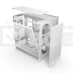 Компьютерный корпус без блока питания NZXT H5 Flow (2024), Midi-Tower, TG, 2x120мм, 1xUSB-A 3.2 + 1xUSB-C 3.2, E-ATX, ATX, mATX, mITX белый, фото3