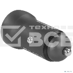 Автомобильное зарядное устройство BOROFONE BZ32A/Авто ЗУ/PD + QC 3.0/2 USB: Type-C + Type-A/Выход: 30W + 18W/графит, фото 1