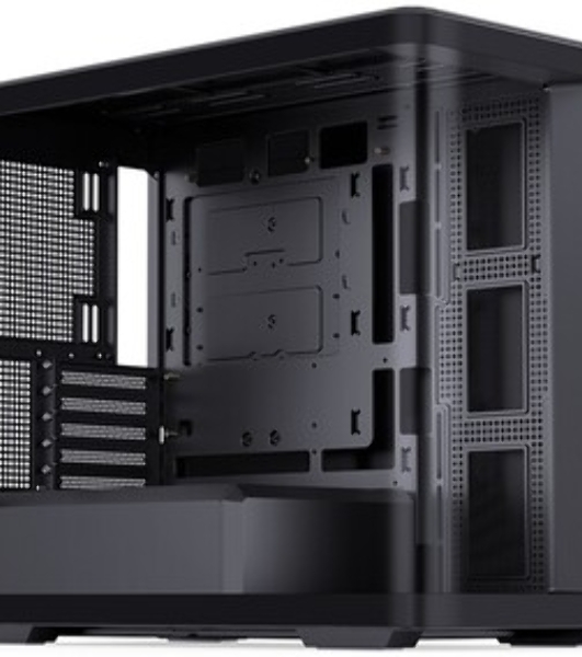 Корпус без блока питания Корпус JONSBO D300 Black MATX без БП, боковая панель из закаленного стекла, mini-ITX, micro-ATX, черный