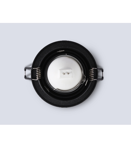 Встраиваемый точечный светильник Ambrella light TN102824 BK/BK черный/черный GU5.3 D92*50