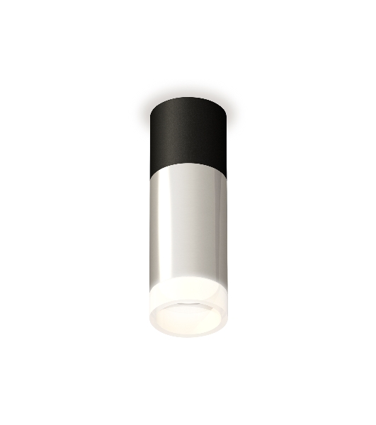 Светильник Ambrella Light XS6325062 PSL/SBK/FR серебро полированное/черный песок/белый матовый MR16 GU5.3