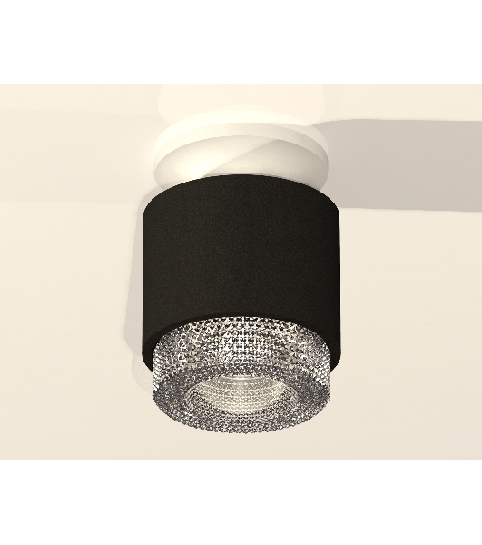 Светильник Ambrella Light XS7511042 SBK/SWH/CL черный песок/белый песок/прозрачный MR16 GU5.3 (N7925, C7511, N7191)
