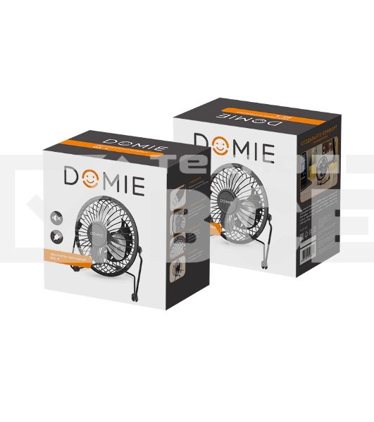 Вентилятор настольный DOMIE DX-4 USB (черный)
