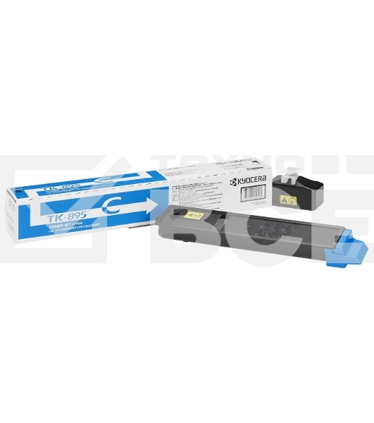 Картридж лазерный Kyocera TK-895C (1T02K0CNL0) голубой для FS-C8020MFP/C8025MFP/FS-C8520MFP/C8525MFP 6000 стр