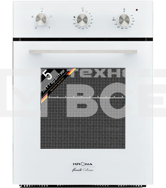 Электрический духовой шкаф Krona BREVE 45 WH, встраиваемый