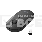 Мышь беспроводная Logitech Pebble M350 графитовый, 1000 dpi, радиоканал, Bluetooth, USB, кнопки - 3, фото38