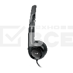Гарнитура Logitech Headset Logitech H390 USB черный, фото14