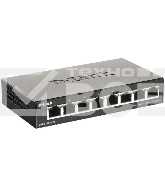 Коммутатор D-Link DGS-1100-08V2 8-ports, DGS-1100-08V2/A1A