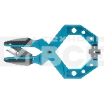 Струбцина Gross 20805 клещеобразная пластиковый корпус храповый механизм жесткой фиксации 4''/100м, фото4