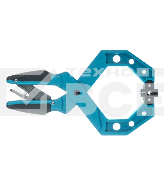 Струбцина Gross 20805 клещеобразная пластиковый корпус храповый механизм жесткой фиксации 4''/100м