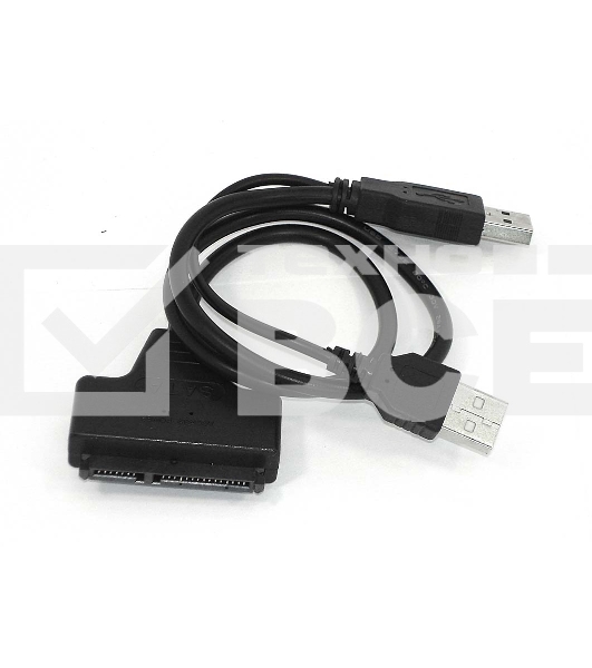 Переходник SATA на USB 2.0 на шнурке 30см с индикаторами питания и чтения HDD DM-685