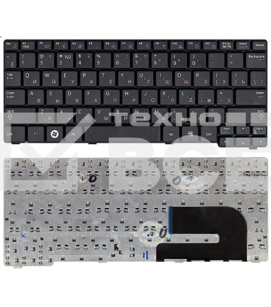 Клавиатура для ноутбука Samsung N140 N144 N145 N148 N150 черная