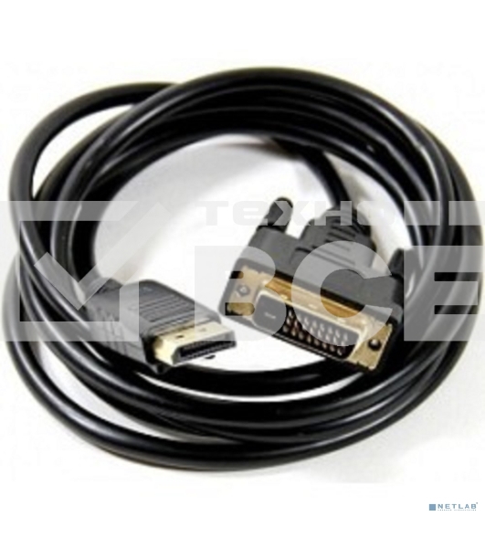 Кабель-переходник DisplayPort---DVI_M/M 1,8м Telecom  <TA668-1.8M> 