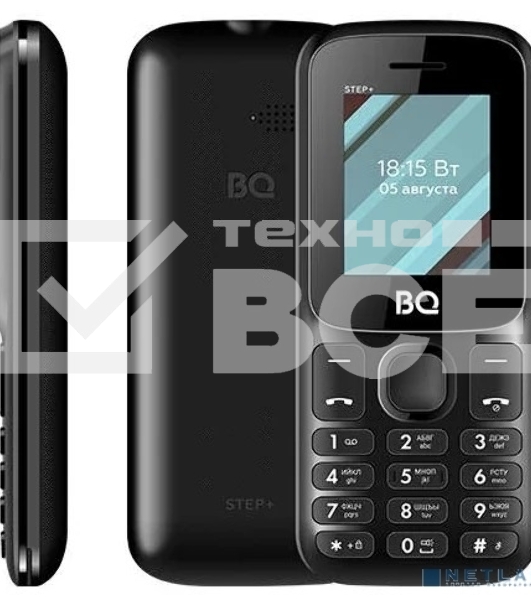 Мобильный телефон BQ 1848 Step+ черный