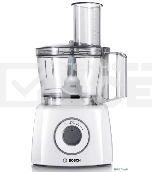 Кухонный комбайн Bosch MCM3200W, 800 Вт, 2 скорости, чаша 2300 мл.