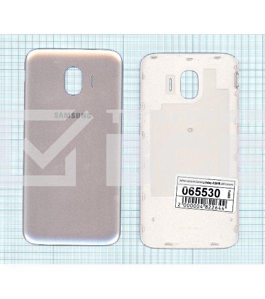 Задняя крышка для Samsung Galaxy J2 (2018) SM-J250F золотая