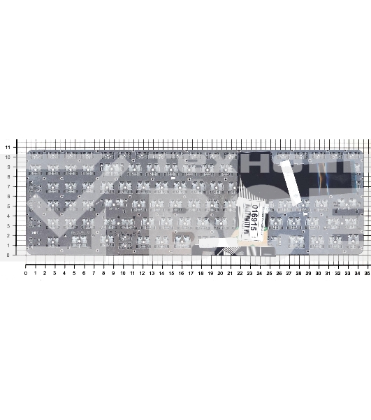 Клавиатура для ноутбука HP Pavilion 15-P 17-F черная с подсветкой