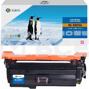 Картридж лазерный G&G GG-CE253A CE253A пурпурный (7000стр.) для HP CLJ CP3525n/CP3525dn/CP3525X/CP3520/CM3530fs MFP/CM3530 MFP