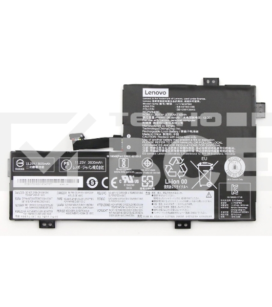 Аккумуляторная батарея для ноутбука Lenovo 100e 300e Chromebook Gen 2 MTK (L17M3PB0) 11.25V 42Wh