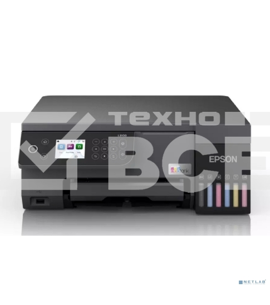 МФУ струйный Epson EcoTank L8100 (C11CK94***), A4, цветной, печ. до 8 стр/мин., 5760 x 1440 dpi (печ.), 1200x4800dpi (скан.), USB, Wi-Fi