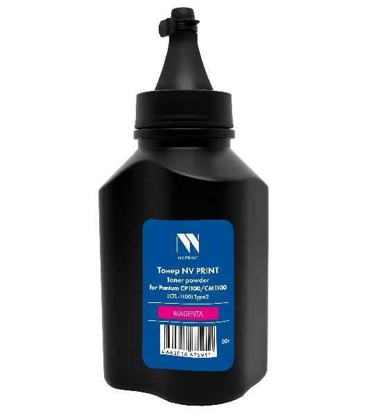 Тонер NVPrint для Pantum CP1100/CM1100 (CTL-1100) Type2 (80г) Magenta совместимый