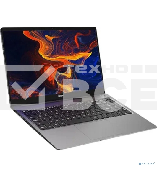 Ноутбук Tecno MegaBook T15RA Core i5 13420H 16Gb SSD 512Gb Intel UHD Graphics 15.6' IPS FHD (1920x1080) Windows 11 Home grey WiFi BT Cam 6140mAh (71003300181)