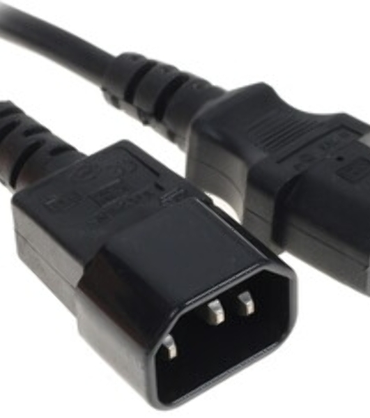 Кабель питания Cablexpert PC-189-VDE-R-1.8M, C13-С14, 3x0.75мм2, 10A, с заземлением, медь, 1.8м, красный, пакет