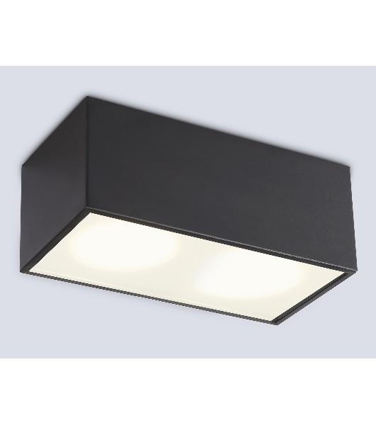 Светильник Ambrella light TN6535/2 BK черный IP44 GX53/2 200*100*80