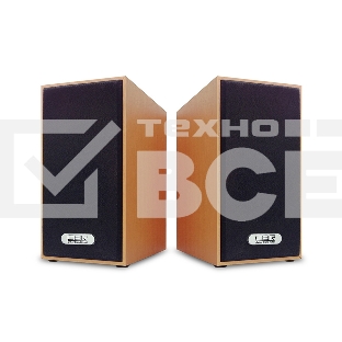 Колонки CBR CMS 635, Wooden, 3.0 W*2, USB 