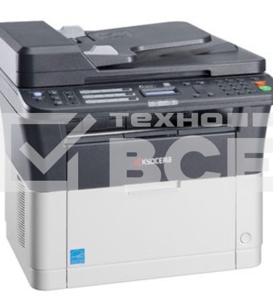 МФУ лазерный Kyocera Ecosys FS-1125MFP (1102M73RU0/1102M73RUV/1102M73RU2/1102M73NX2/1102M73DZ2), A4, ч/б, печ. до 25 стр/мин., скан. до 18 стр/мин. (ч/б) 6 стр/мин. (цвет), 600 x 600 dpi, USB, RJ-45