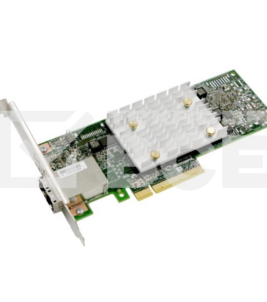 Контроллер Microsemi Adaptec HBA 1100-8e Single,8 external ports,PCIe Gen3,x8, FlexConfig