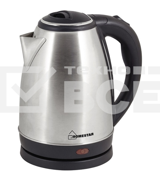 Чайник электрический Homestar HS-1010 1.8л, стальной,1500Вт (003013)