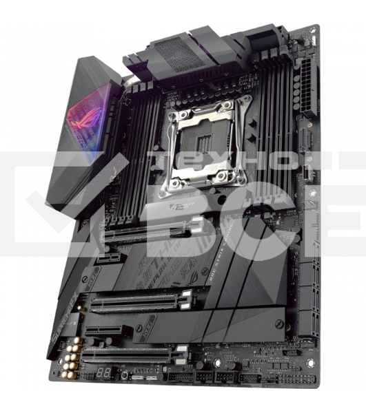 Материнская плата ASUS ROG STRIX X299-E GAMING II, LGA 2066, Intel X299, 8xDDR4, 8xSATA, 3xM.2, 1xPCIe 3.0 x8, 2xPCIe 3.0 x16, 1xPCIe x4, 1xPCIe x1, 2x 2.5Gb LAN, 1xUSB 3.2 Gen 2, 3xUSB 3.2 Gen 2, 2xUSB 2.0, 5x3.5 мм, 7.1, ATX
