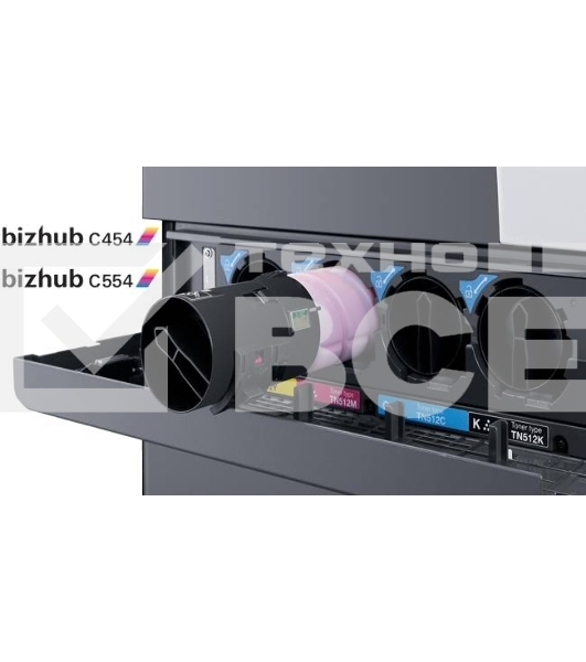Тонер Konica-Minolta bizhub C454/554 голубой TN-512C (o)