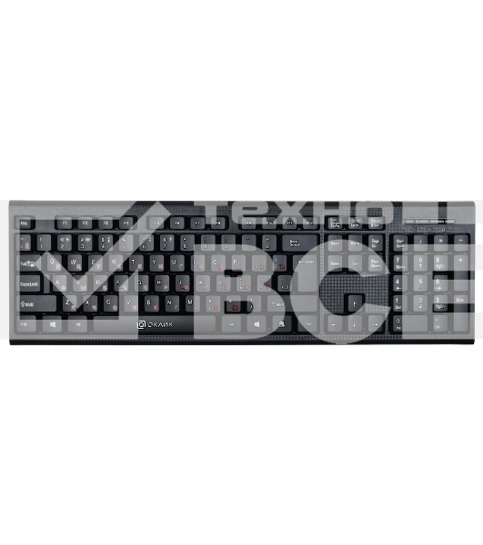 Клавиатура Oklick 120M проводная, USB, черный